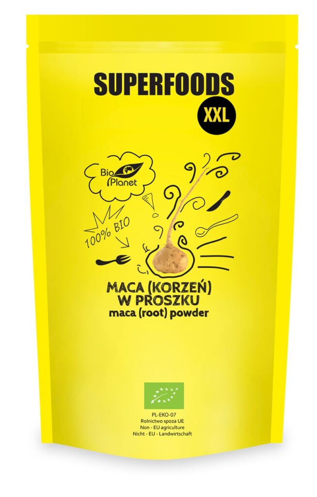 MACA SPROSZKOWANA BIO 750 g – BIO PLANET
