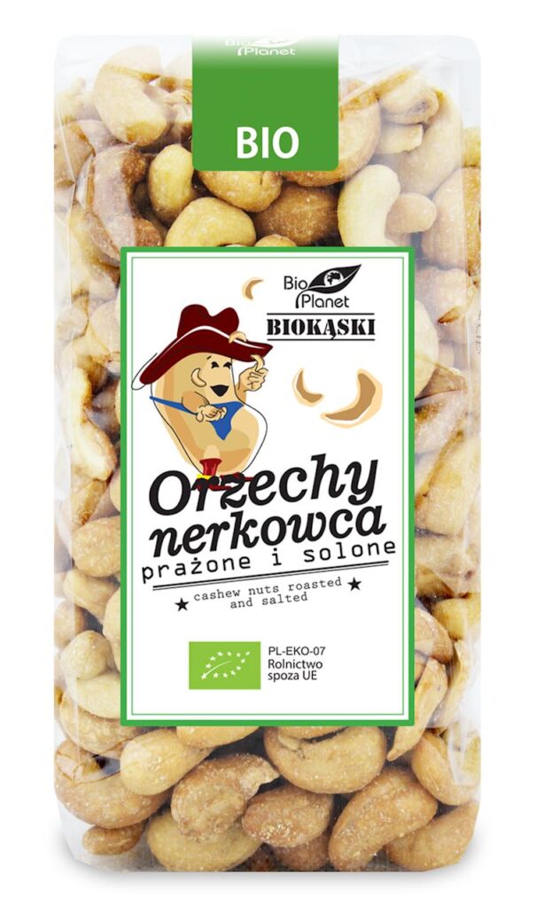 ORZECHY NERKOWCA PRAŻONE I SOLONE BIO 350 g – BIO PLANET