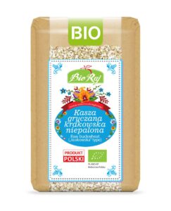 KASZA GRYCZANA KRAKOWSKA NIEPALONA BIO (POLSKA) 500 g - BIO RAJ