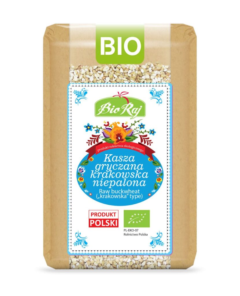 KASZA GRYCZANA KRAKOWSKA NIEPALONA BIO (POLSKA) 500 g – BIO RAJ