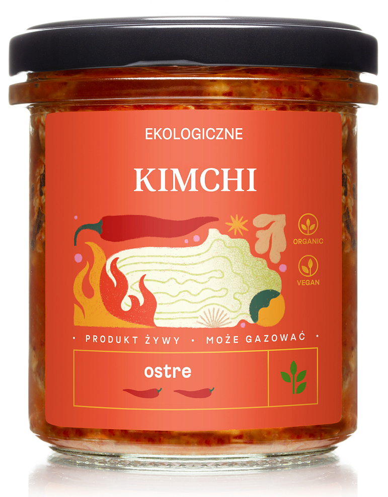 KIMCHI OSTRE BIO 300 g – DELIKATNA