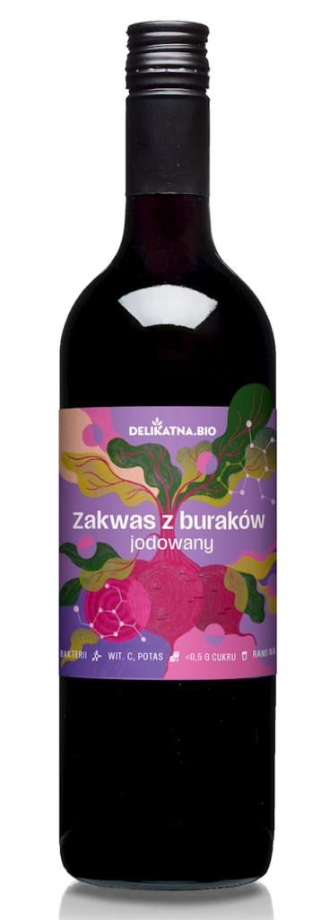 ZAKWAS Z BURAKÓW JODOWANY 700 ml – DELIKATNA