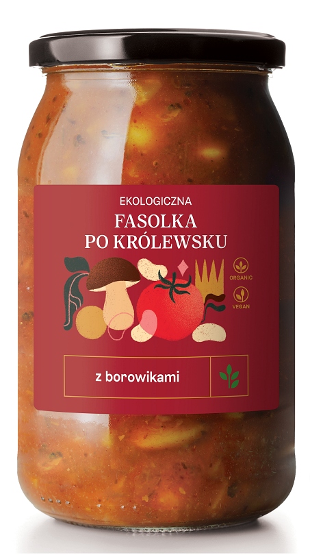 FASOLKA PO KRÓLEWSKU Z BOROWIKAMI BIO 900 ml – DELIKATNA