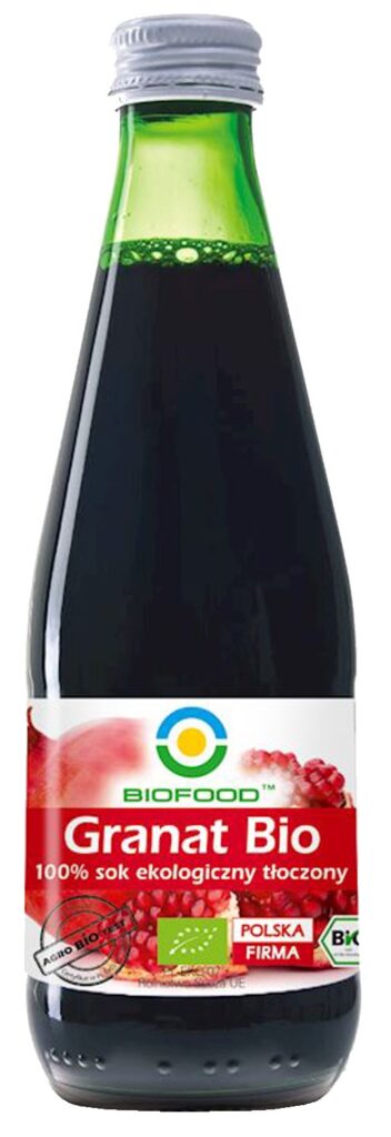 SOK Z GRANATU NFC BEZGLUTENOWY BIO 300 ml – BIO FOOD