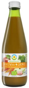 SOK JABŁKOWO - MARCHWIOWY NFC BEZGLUTENOWY BIO 300 ml - BIO FOOD