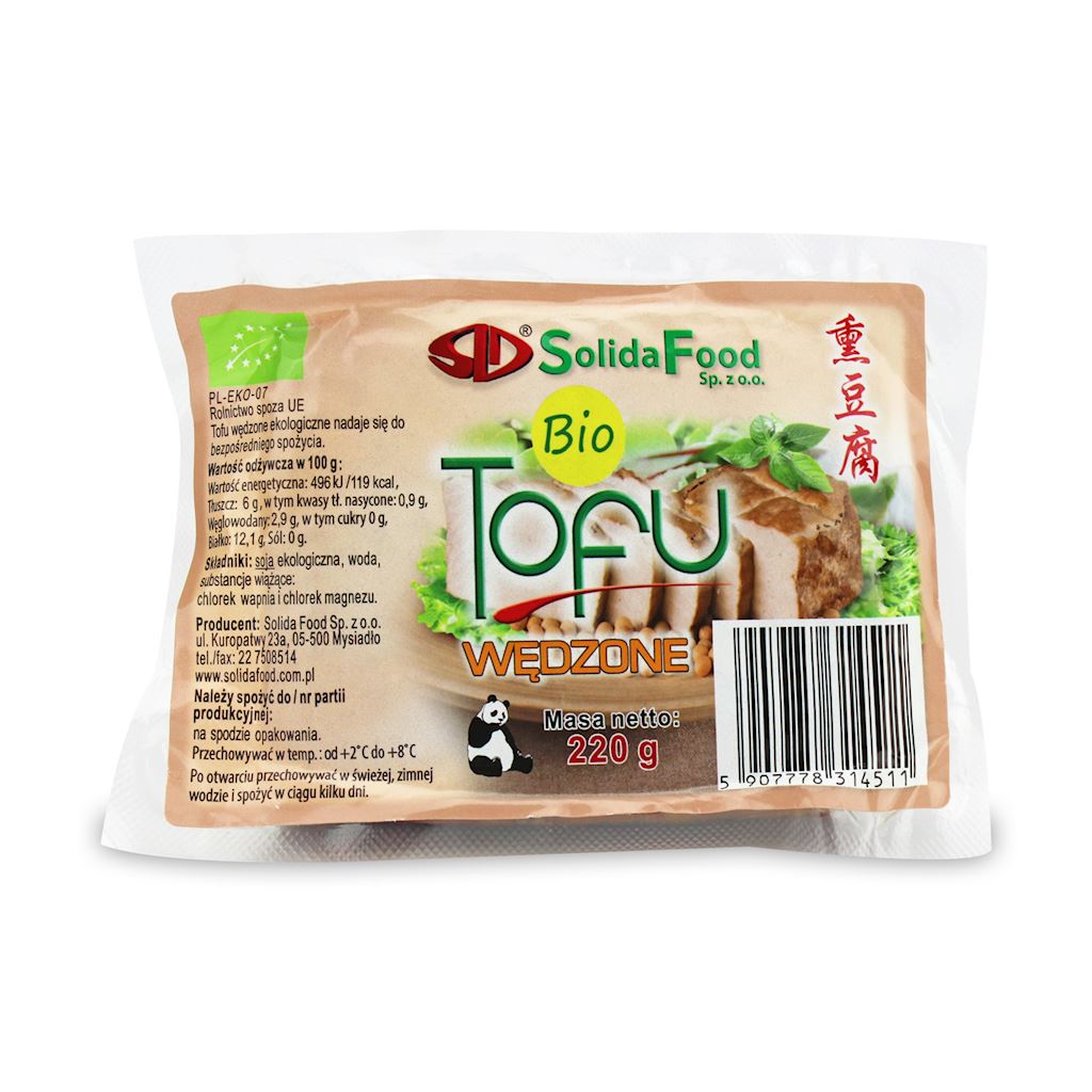 TOFU WĘDZONE BIO 220 g – SOLIDA FOOD