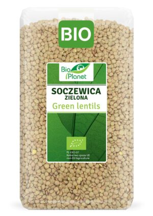 SOCZEWICA ZIELONA BIO 1 kg - BIO PLANET