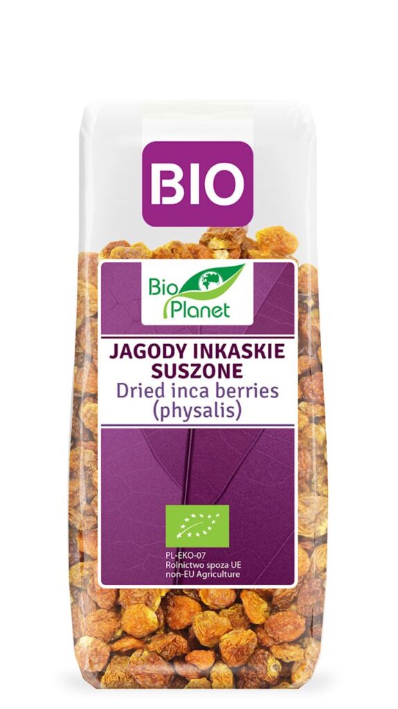JAGODY INKASKIE SUSZONE BIO 100 g – BIO PLANET