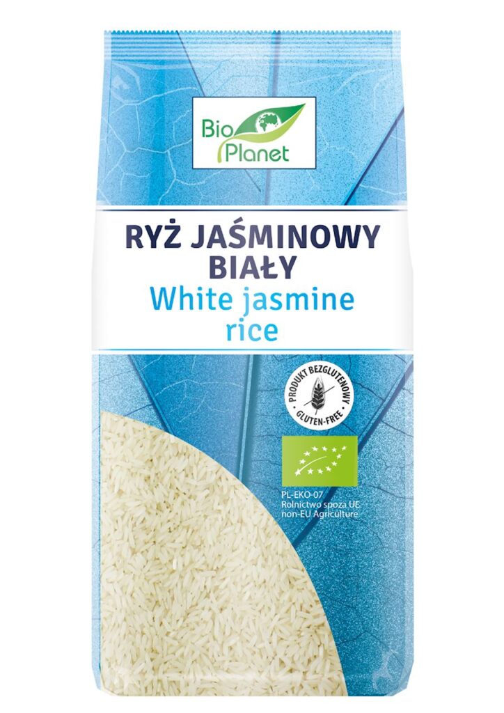 RYŻ JAŚMINOWY BIAŁY BEZGLUTENOWY BIO 500 g – BIO PLANET