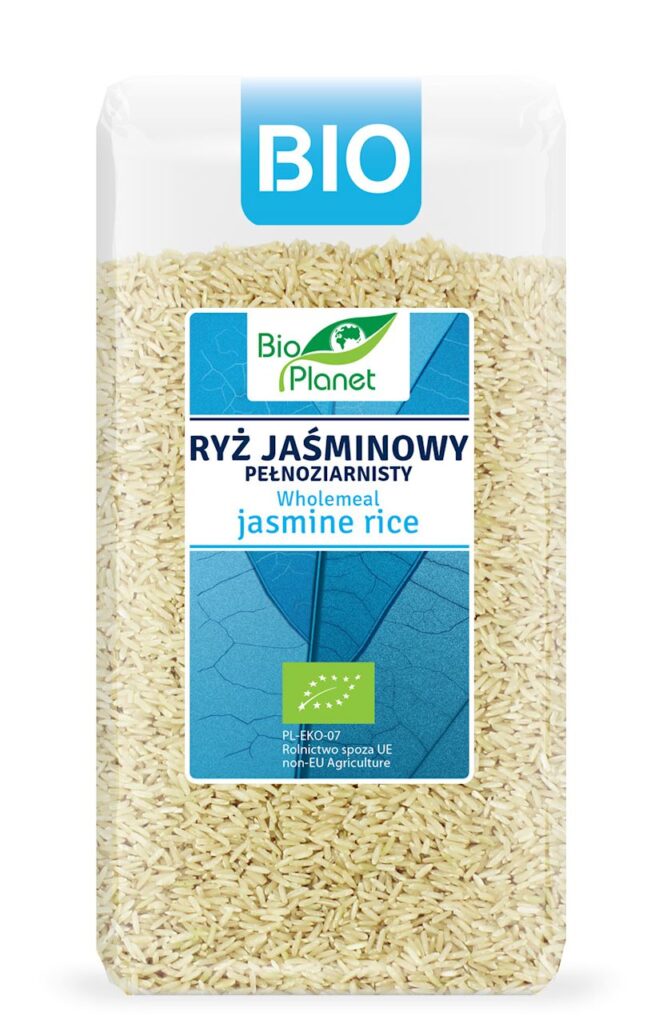 RYŻ JAŚMINOWY PEŁNOZIARNISTY BIO 500 g – BIO PLANET