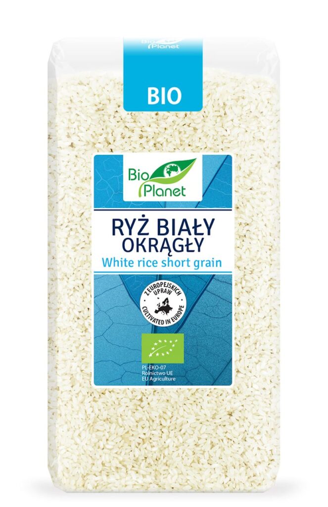 RYŻ BIAŁY OKRĄGŁY BIO 500 g – BIO PLANET
