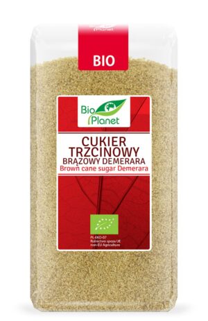 CUKIER TRZCINOWY DEMERARA BIO 500 g - BIO PLANET