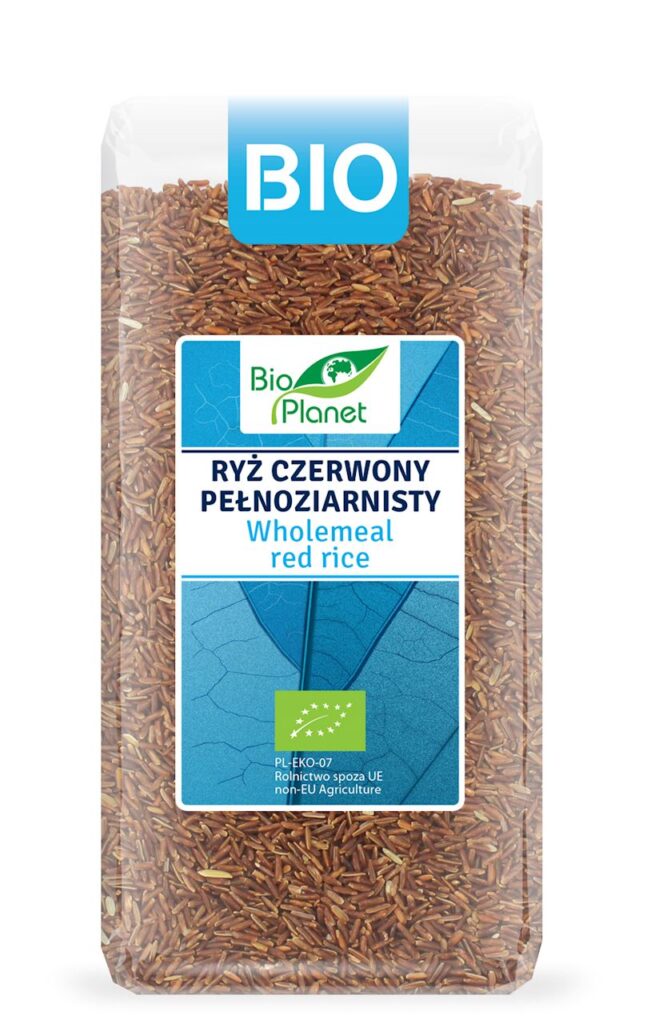 RYŻ CZERWONY PEŁNOZIARNISTY BIO 400 g – BIO PLANET