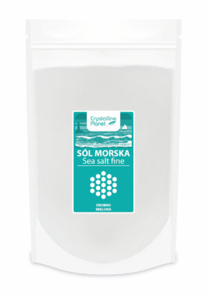 SÓL MORSKA DROBNO MIELONA 1 kg - CRYSTALLINE PLANET