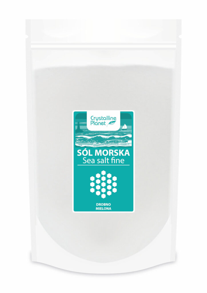 SÓL MORSKA DROBNO MIELONA 1 kg – CRYSTALLINE PLANET