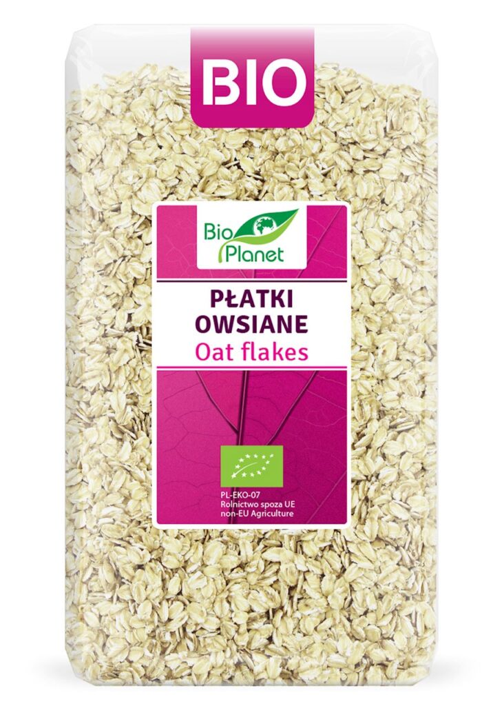 PŁATKI OWSIANE BIO 600 g – BIO PLANET