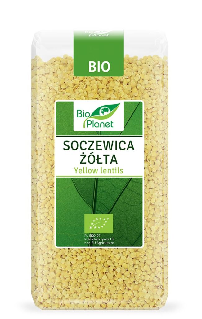 SOCZEWICA ŻÓŁTA BIO 400 g – BIO PLANET