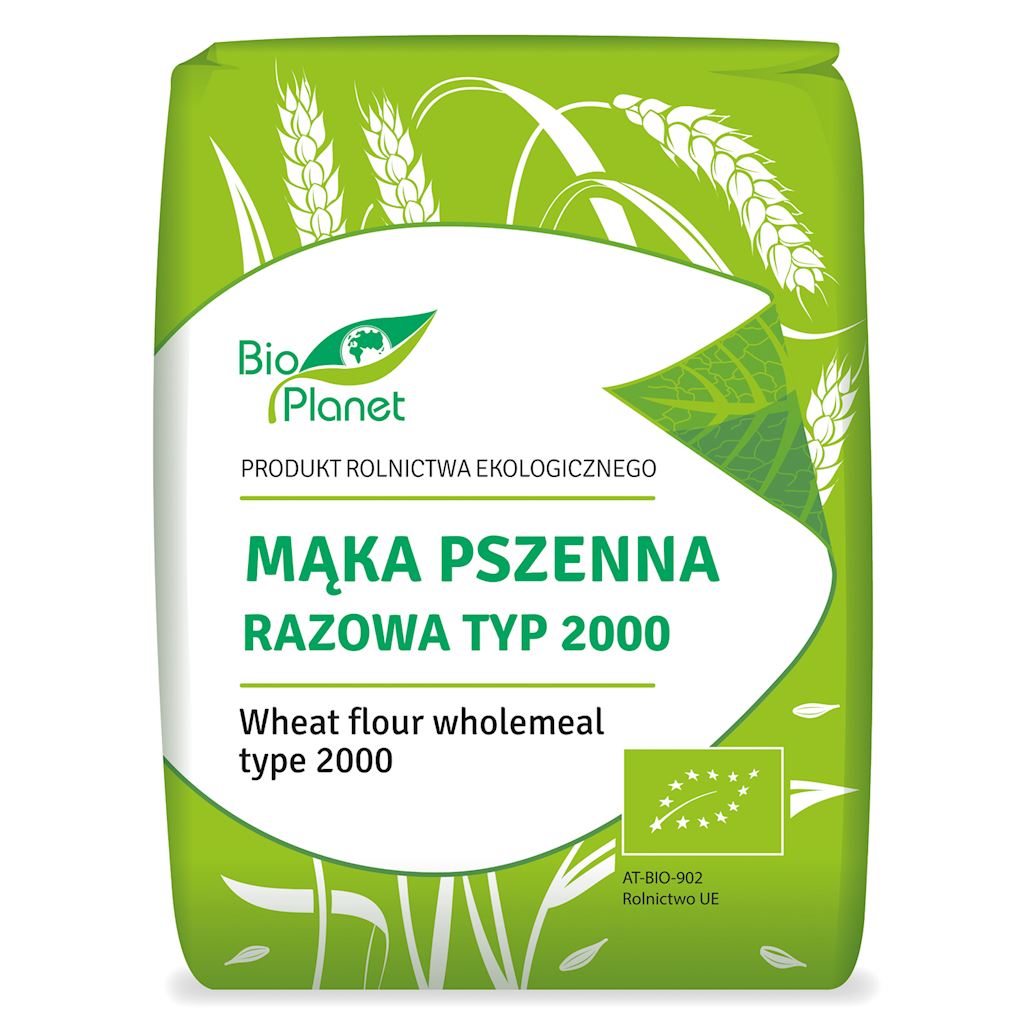 MĄKA PSZENNA RAZOWA TYP 2000 BIO 1 kg – BIO PLANET
