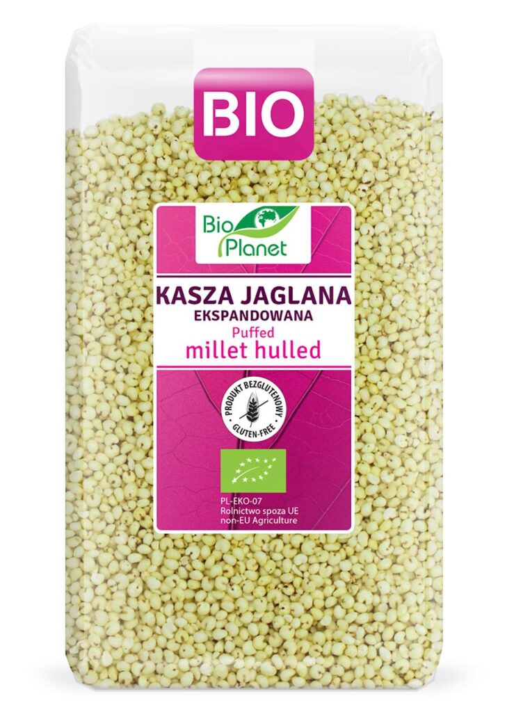KASZA JAGLANA EKSPANDOWANA BEZGLUTENOWA BIO 150 g – BIO PLANET
