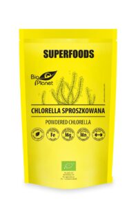 CHLORELLA SPROSZKOWANA BIO 200 g - BIO PLANET