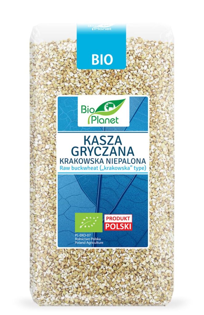 KASZA GRYCZANA KRAKOWSKA NIEPALONA BIO 500 g – BIO PLANET