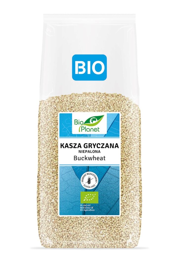 KASZA GRYCZANA NIEPALONA BEZGLUTENOWA BIO 1 kg – BIO PLANET