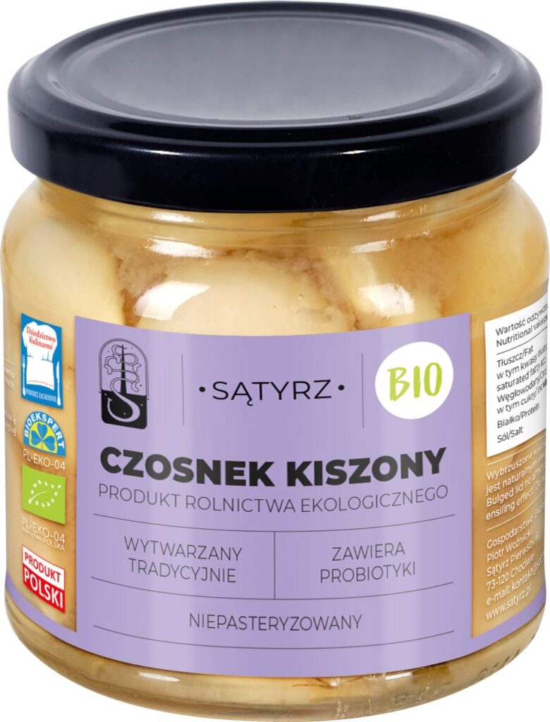 CZOSNEK KISZONY BIO 200 g (120 g) – SĄTYRZ