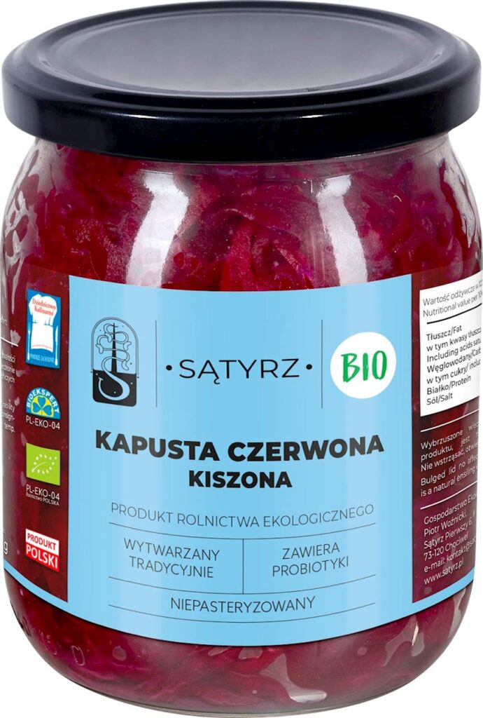 KAPUSTA CZERWONA KISZONA BIO 450 g – SĄTYRZ