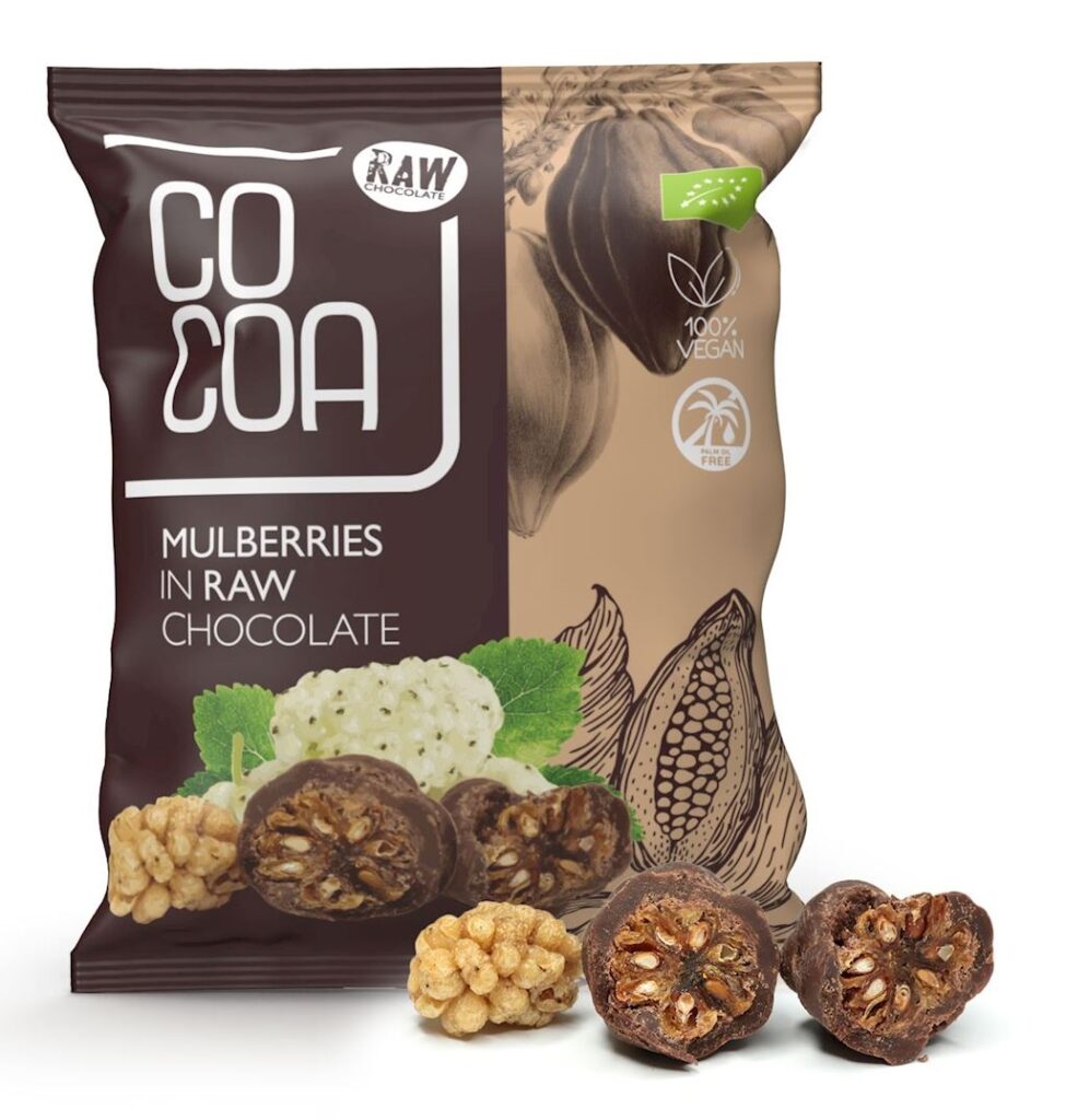 MORWA TURECKA W SUROWEJ CZEKOLADZIE BIO 70 g – COCOA