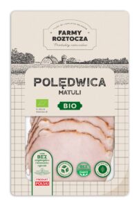 POLĘDWICA MATULI PLASTRY BIO 100 g - FARMY ROZTOCZA (NA ZAMÓWIENIE)
