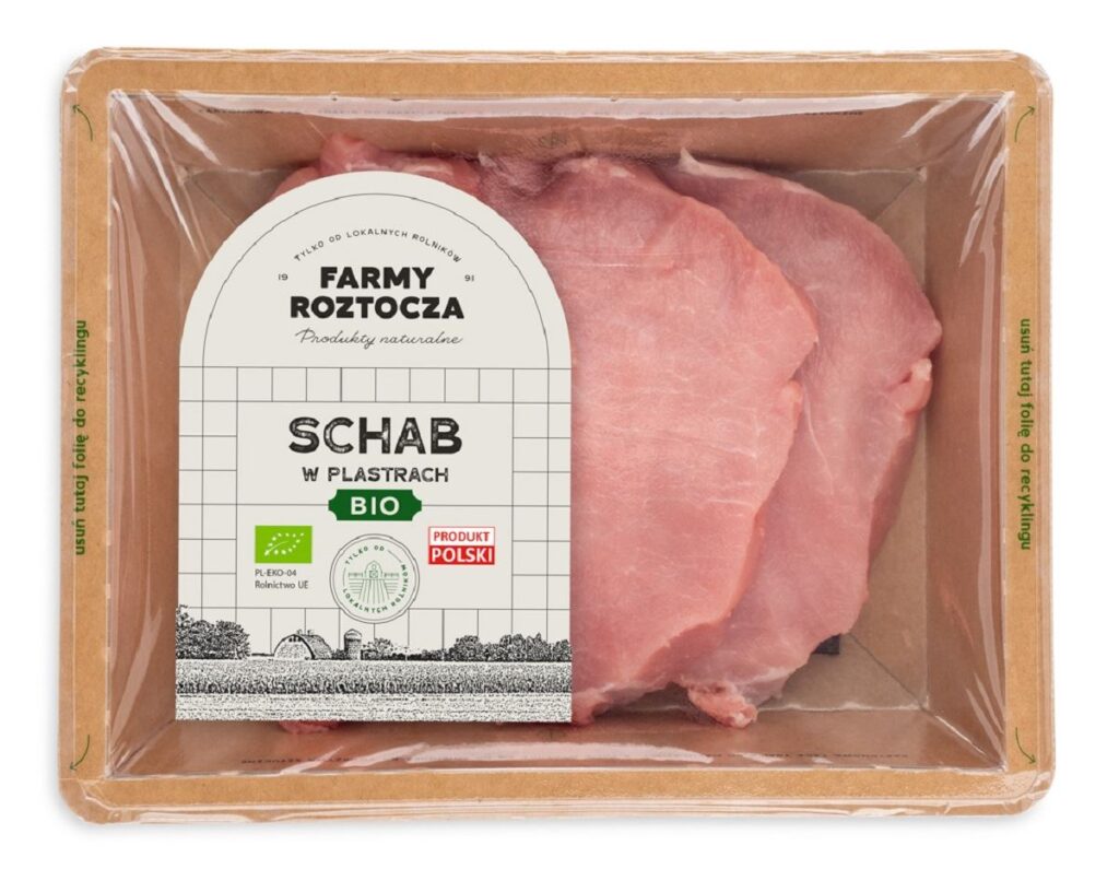 SCHAB KROJONY SUROWY BIO 300 g – FARMY ROZTOCZA (NA ZAMÓWIENIE)