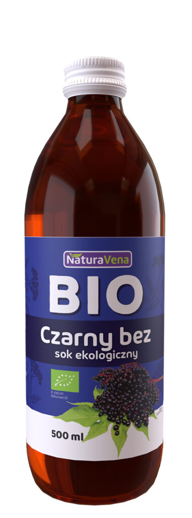 SOK Z CZARNEGO BZU 100 % BIO 500 ml – NATURAVENA