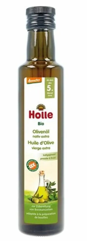 OLIWA Z OLIWEK EXTRA VIRGIN OD 5 MIESIĄCA DEMETER BIO 250 ml – HOLLE