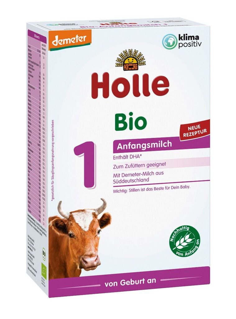 MLEKO KROWIE 1 NASTĘPNE DLA NIEMOWLĄT PO 6 MIESIĄCU DEMETER BIO 400 g – HOLLE