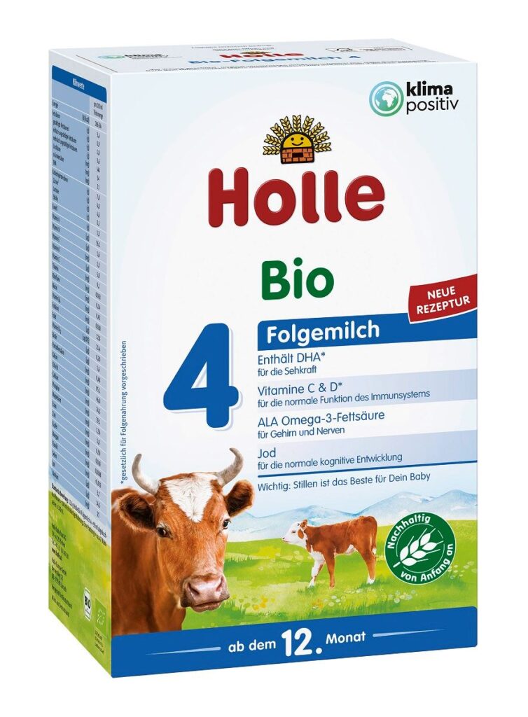 MLEKO KROWIE 4 OD 1 ROKU ŻYCIA BIO 600 g – HOLLE