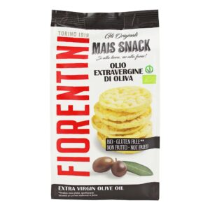 KRĄŻKI KUKURYDZIANE Z OLIWĄ Z OLIWEK EXTRA VIRGIN BEZGLUTENOWE BIO 50 g - FIORENTINI