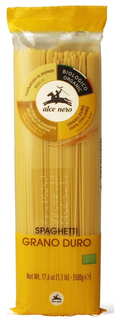 MAKARON (SEMOLINOWY) SPAGHETTI BIO 500 g – ALCE NERO