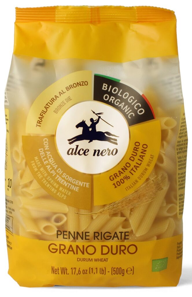MAKARON (SEMOLINOWY) PENNE BIO 500 g – ALCE NERO