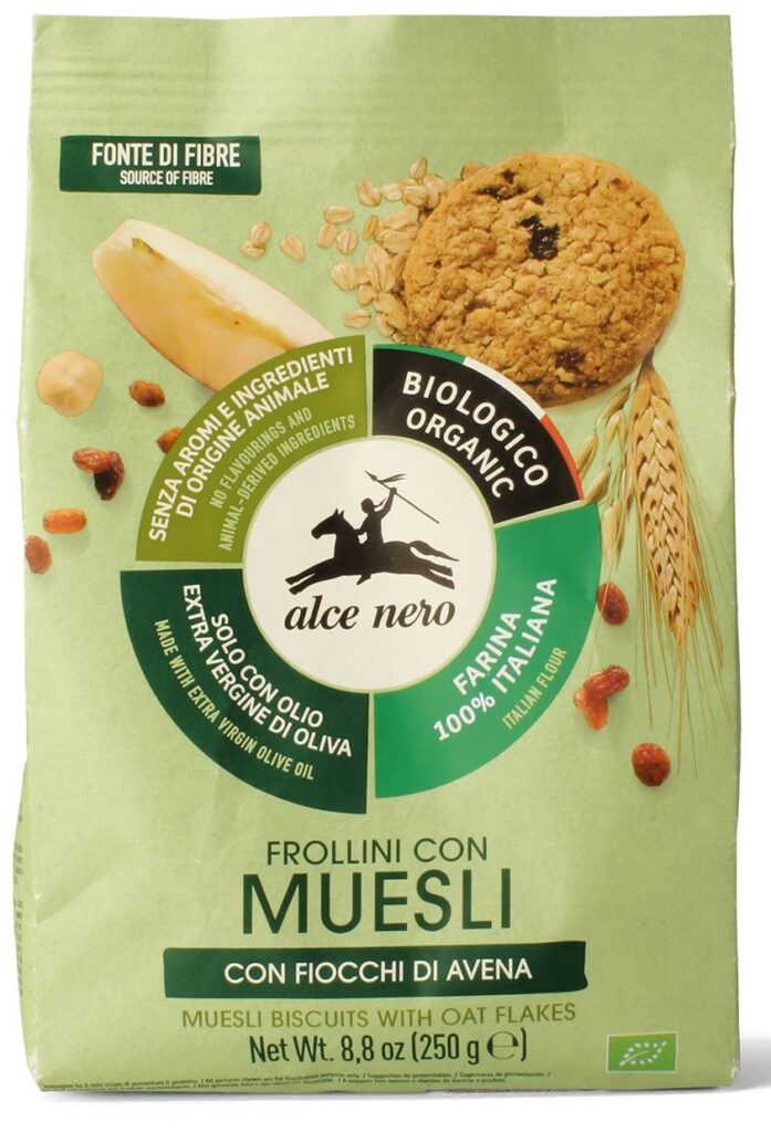 CIASTKA MUSLI BIO 250 g – ALCE NERO