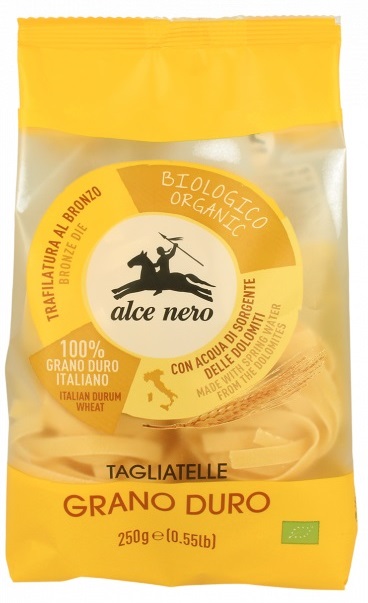 MAKARON (SEMOLINOWY) GNIAZDA TAGLIATELLE BIO 250 g – ALCE NERO