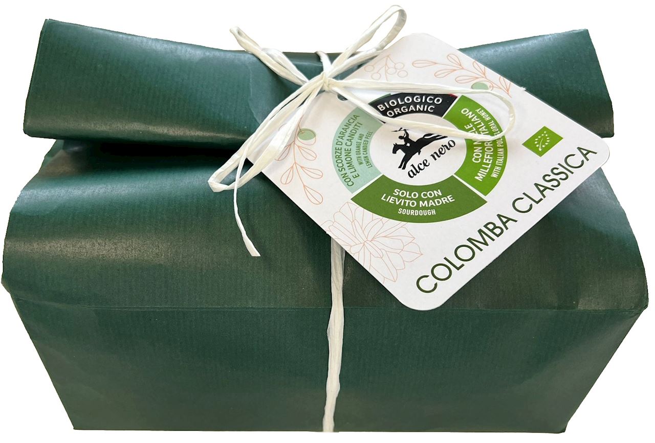 CIASTO WIELKANOCNE COLOMBA CLASSICA BIO 750 g - ALCE NERO (PRODUKT SEZONOWY)