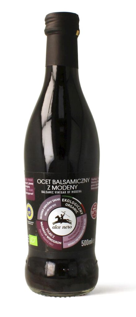 OCET BALSAMICZNY Z MODENY FILTROWANY BIO 500 ml – ALCE NERO