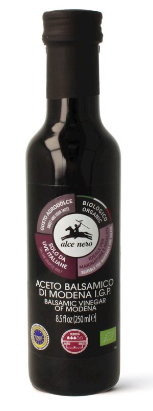 OCET BALSAMICZNY Z MODENY FILTROWANY BIO 250 ml - ALCE NERO