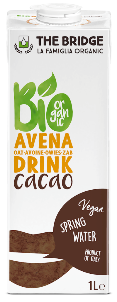 NAPÓJ OWSIANY O SMAKU CZEKOLADOWYM BIO 1 L – THE BRIDGE
