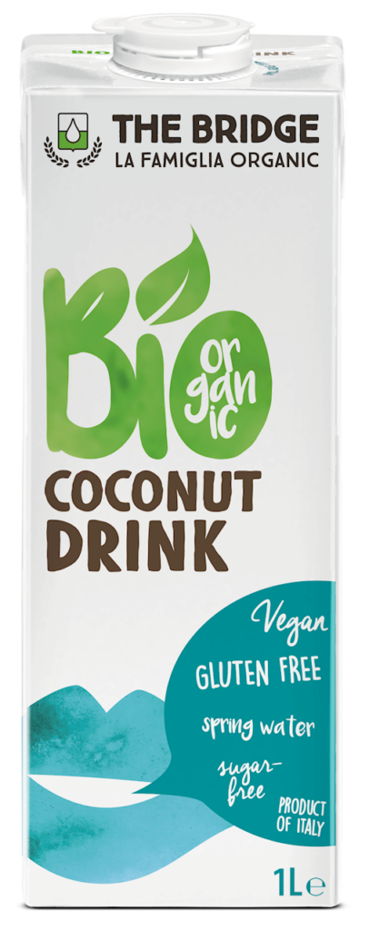 NAPÓJ KOKOSOWY BEZ DODATKU CUKRÓW BEZGLUTENOWY BIO 1 L – THE BRIDGE