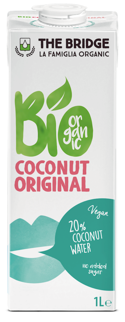 NAPÓJ KOKOSOWY ORIGINAL BEZ DODATKU CUKRÓW BEZGLUTENOWY BIO 1 L – THE BRIDGE