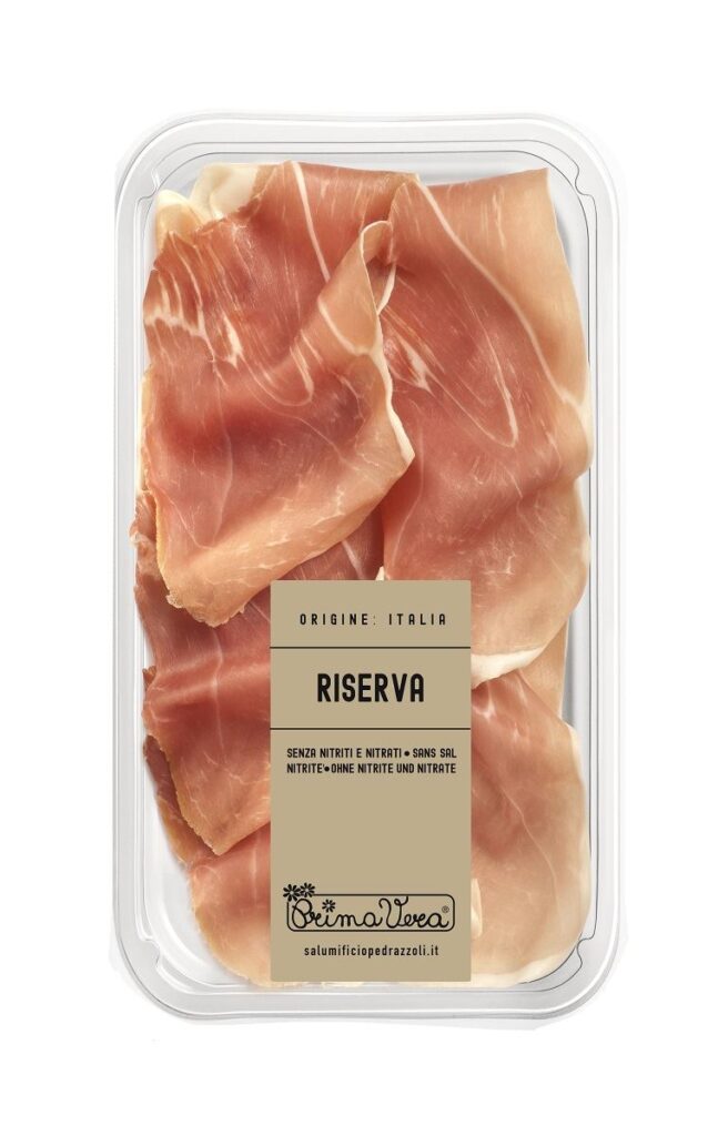 SZYNKA DOJRZEWAJĄCA (PROSCIUTTO CRUDO) BEZGLUTENOWA BIO 70 g – PRIMAVERA