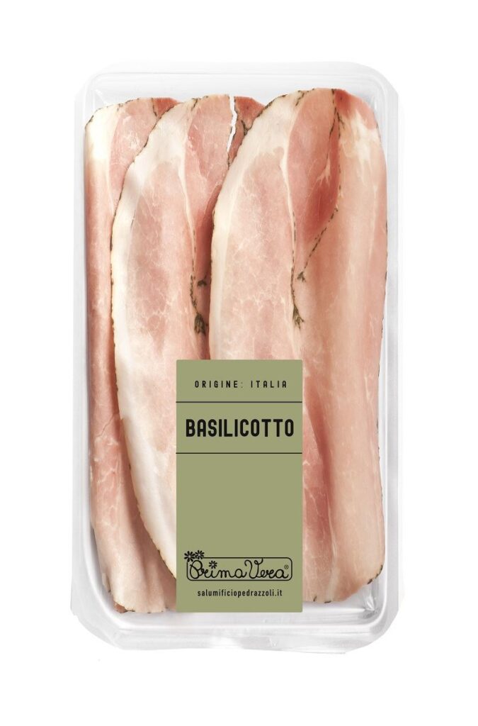SZYNKA GOTOWANA PROSCIUTTO COTTO Z BAZYLIĄ PLASTRY BEZGLUTENOWA BIO 100 g – PRIMAVERA