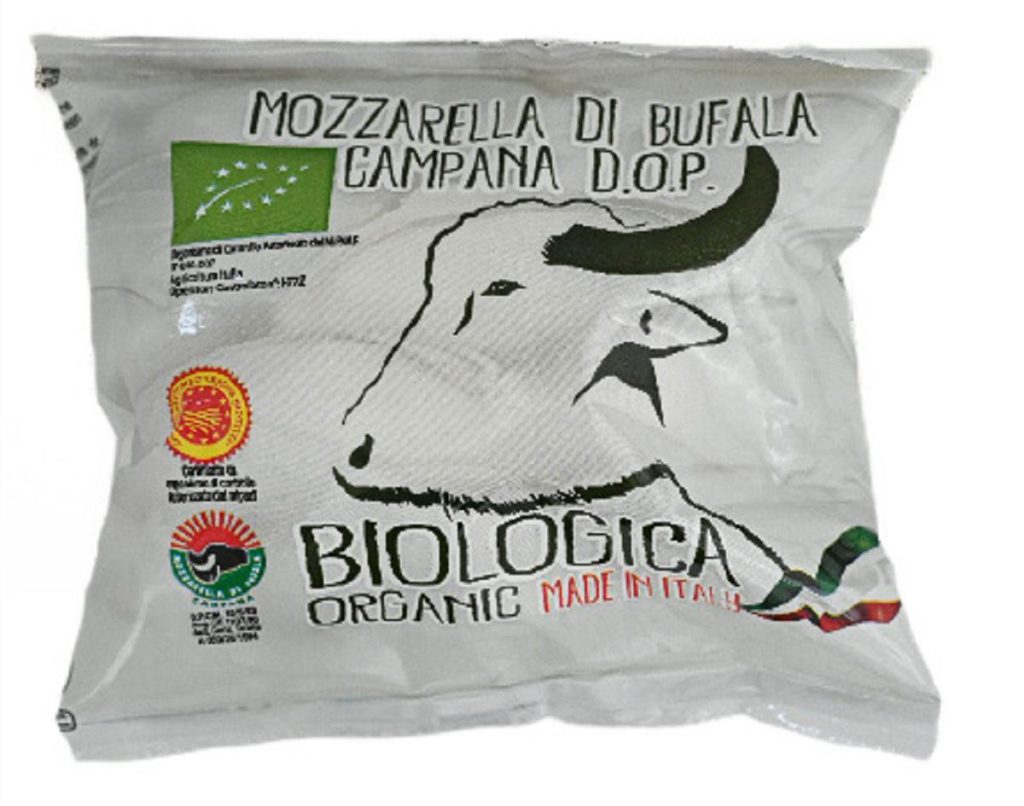 MOZZARELLA DI BUFALA (Z MLEKA BAWOLEGO) KULKA BIO 250 g (125 g) – BIOLOGICA