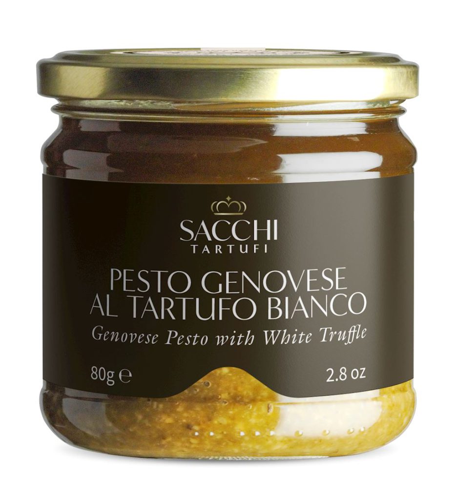 PESTO GENOVESE Z TRUFLĄ BIAŁĄ 80 g – SACCHI TARTUFI
